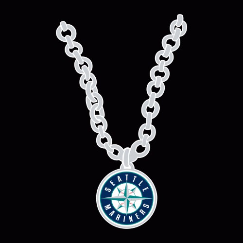 Seattle Mariners Necklace logo vinyl decal